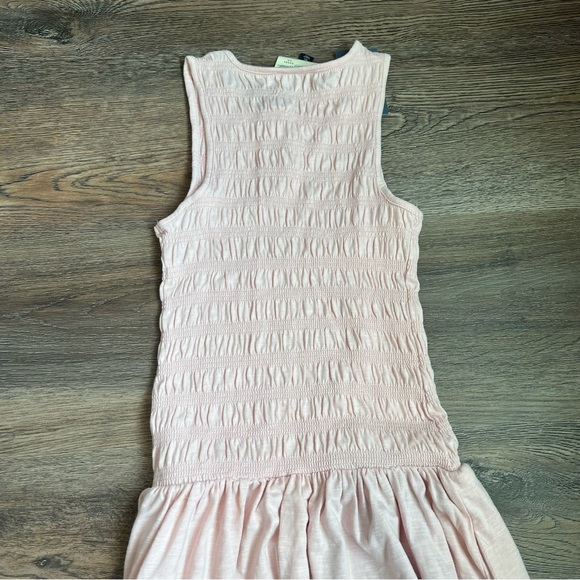 Women's Smocked Knit Maxi a-Line Dress - Universal Thread™ Pink XS: Sleeveless - Picture 7 of 8